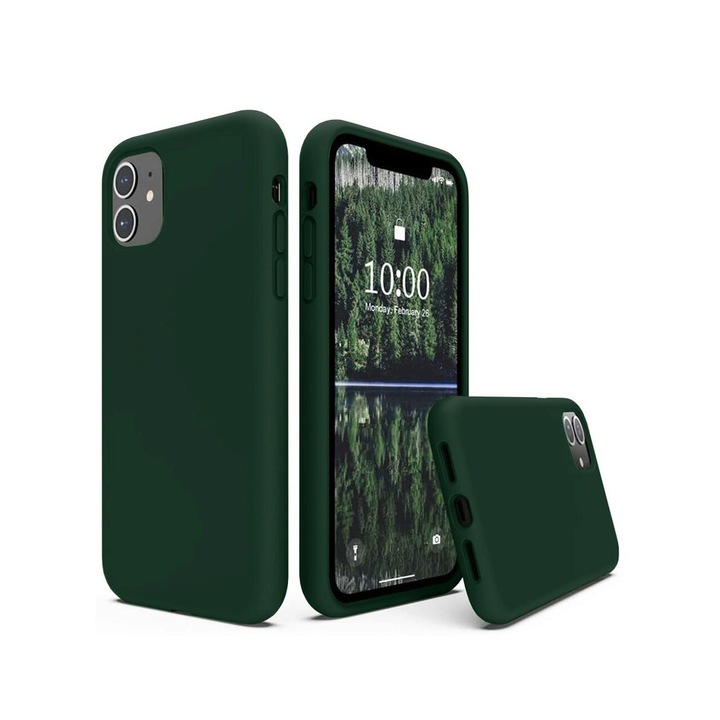 Кейс за Honor Magic6 Pro Techsuit Soft Edge Silicone Green
