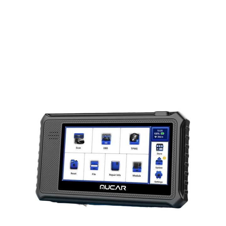 Тестер за диагностика на автомобили, Mucar, Пълна система, ECU кодиране, двупосочен, компактен, WiFi