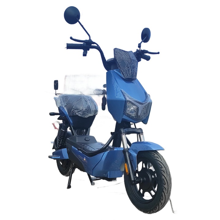 Електрически скутер TIGTAG YC-L, 500W, двуместен, 35 km/h, син