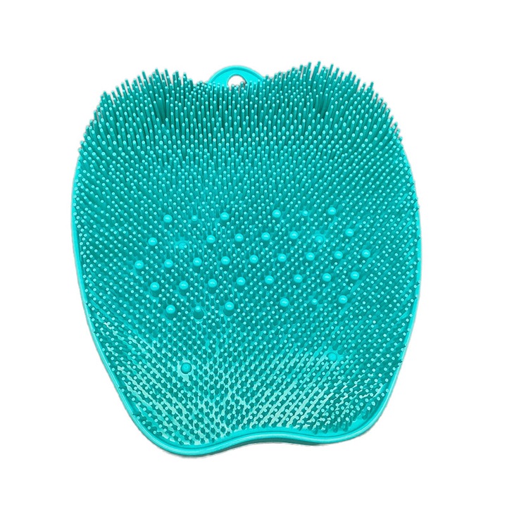 Covoras Hokretme din Silicon pentru Dus, Masaj Picioare, Curatare, 27 x 24, Verde
