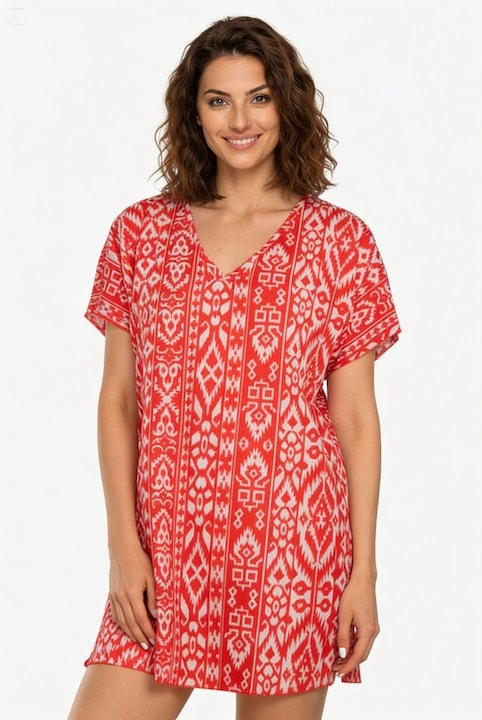 Top cu bretele subtiri, Arancia, Rosu, One Size