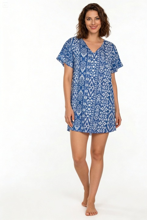 Top cu bretele subtiri, Arancia, Albastru, One Size