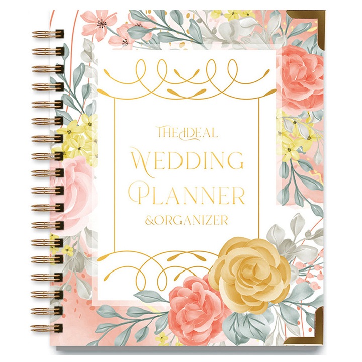 Agenda Organizare Nunta, ZJZ, Floare, A4, 176 Pagini, Multicolor