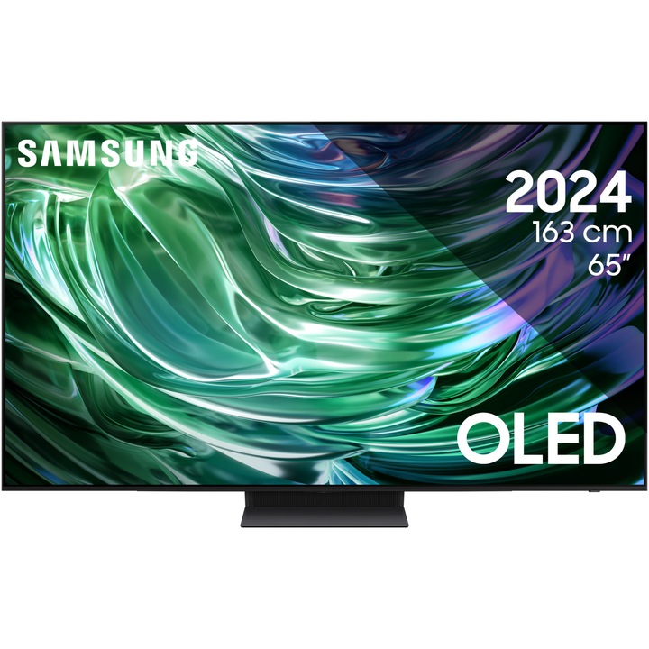 Televizor SAMSUNG OLED 65S90D, 163cm, Smart, 4K Ultra HD, 100Hz, Clasa F (Model 2024)