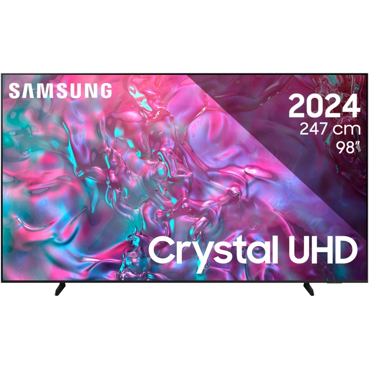 Televizor SAMSUNG LED 98DU9072, 247 cm, Smart, 4K Ultra HD, 100 Hz, Clasa F (Model 2024)