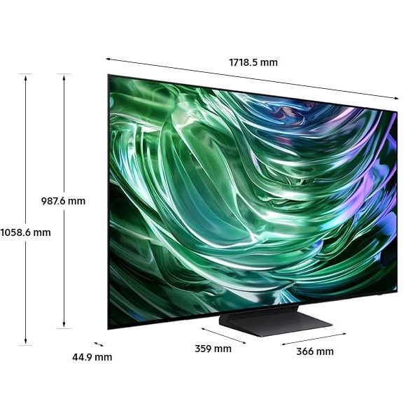 Televizor SAMSUNG OLED 77S90D, 195cm, Smart, 4K Ultra HD, 100Hz, Clasa F