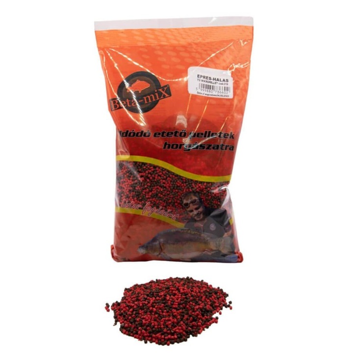 Пелети Beta-Mix, Strawberry-Fish, 2мм, 1кг