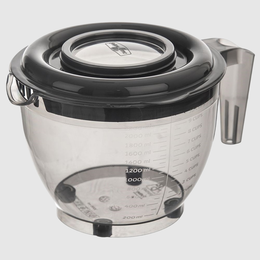Orion Bol de plastic Materiale Gri Gri 24.5x19x16cm, 2,5 litri, cu capac