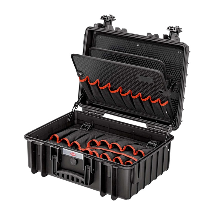 Чанта за инструменти с 49 джоба Knipex Robust23 с ергономична двукомпонентна дръжка