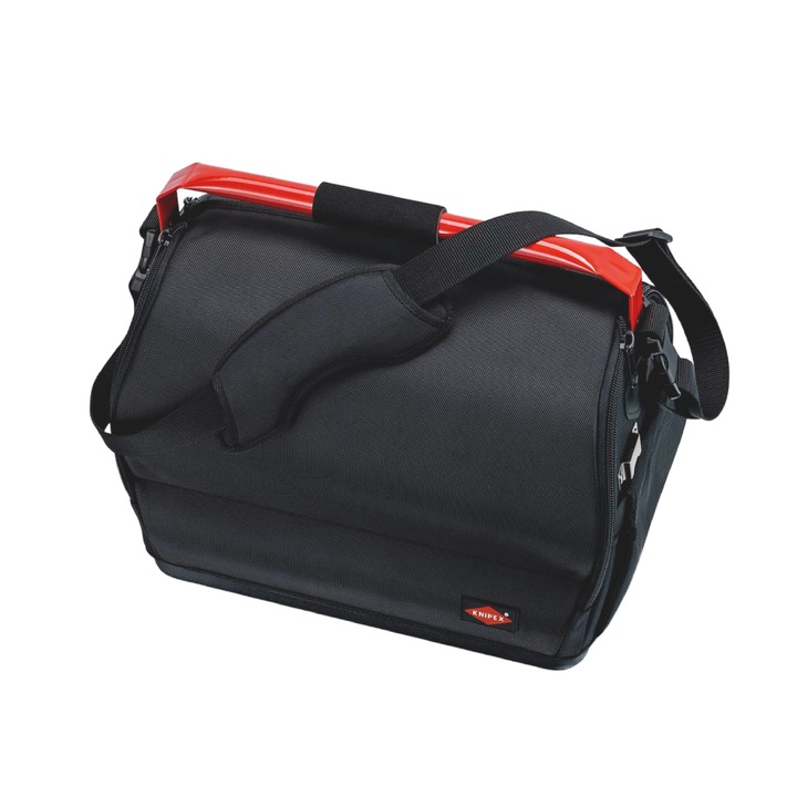Knipex LightPack чанта за инструменти със стоманена дръжка с меко покритие и презрамка за носене