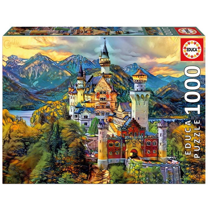 Puzzle, Educa, Castelul Neuschwanstein 19933, 1000 piese
