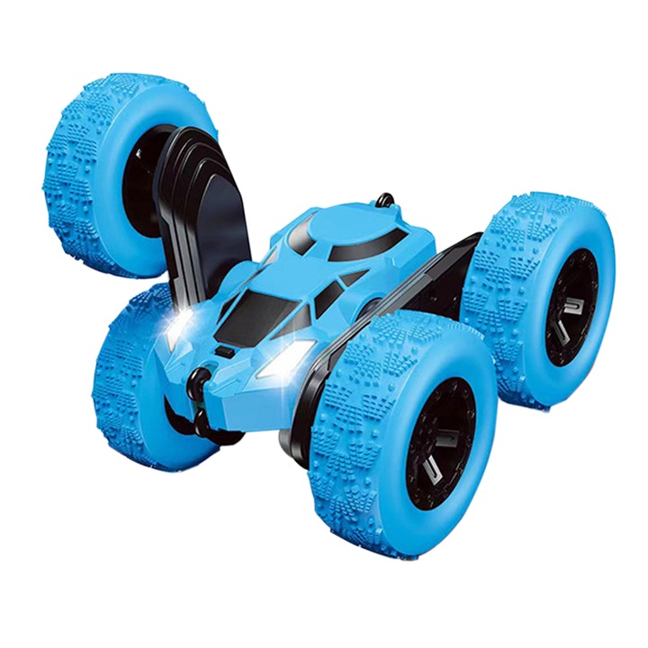 Masinuta cu telecomanda, ABS, LED, 5-12ani, Albastru