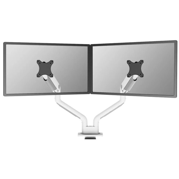 2 monitor támogatása Neomounts DS70S-950WH1, 17"-35", 18 kg, VESA 75x75, 100x100 fehér