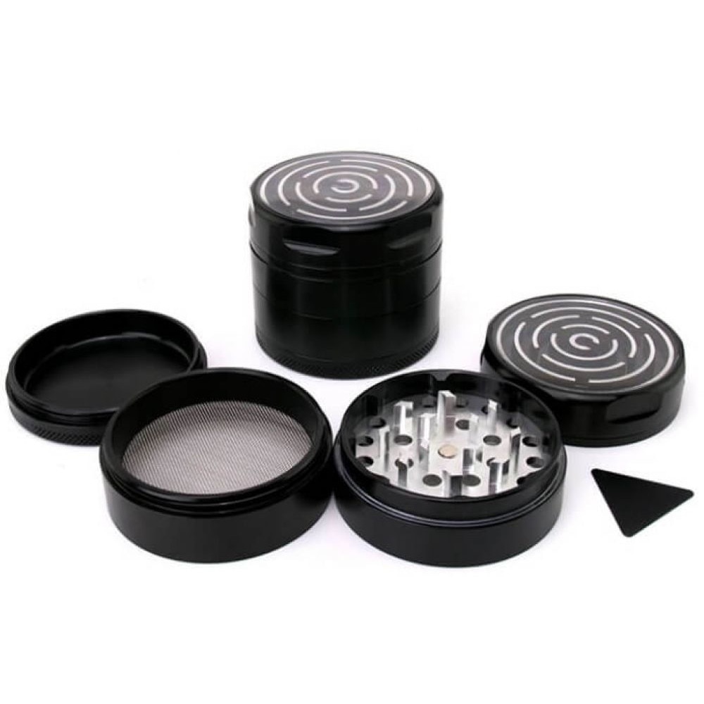 Grinder tutun Maze Skill cu joc Labirint in capac 4 Parti Ø63mm - eMAG.ro