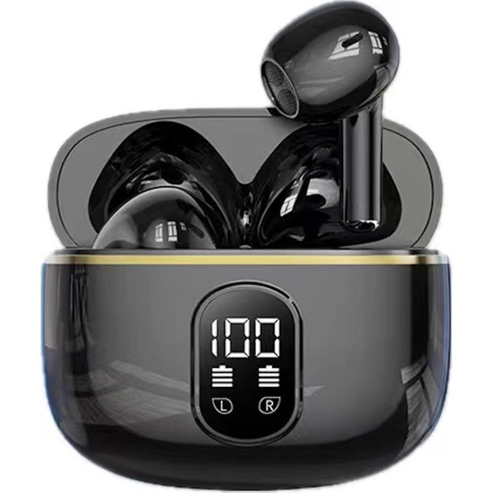 Vezeték nélküli TWS X87 fülhallgató, zajcsökkentés, digitális kijelző, többszínű, Bluetooth V5.3