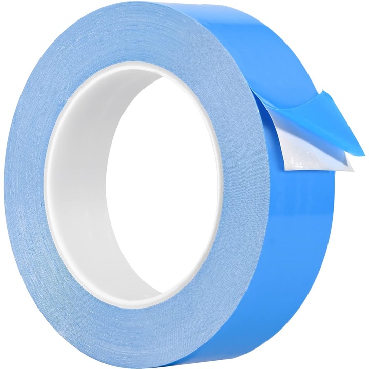 Banda adeziva Termal, Nybgyy®, Aplicabil pentru LED-uri, semiconductori, cipuri GBT, computere, 0.2 mm grosime 25m x 20mm