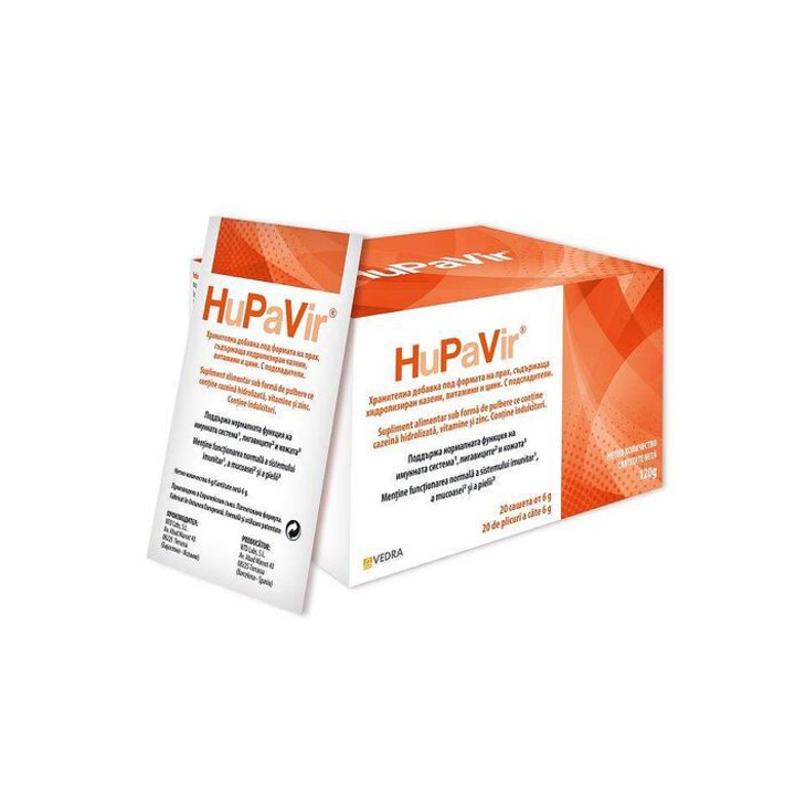Hupavir, 20 plicuri, Vedra