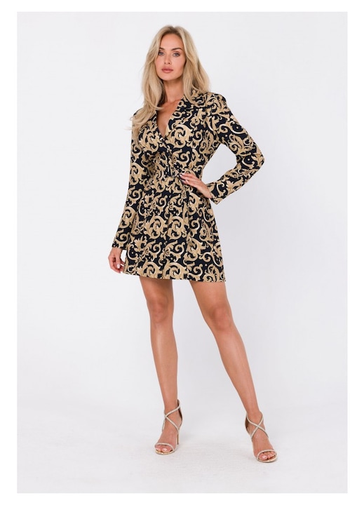 Rochie tip sacou imprimata - model 1, Multicolor