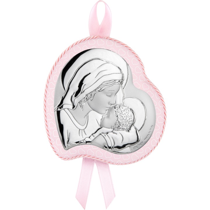 Icoana placata cu argint Capoculla Cuore Maternita AE0752/1R 10, 5x10, 5cm