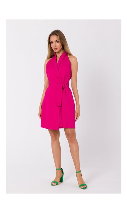 Rochie mini sacou, MOE, Fucsia, M