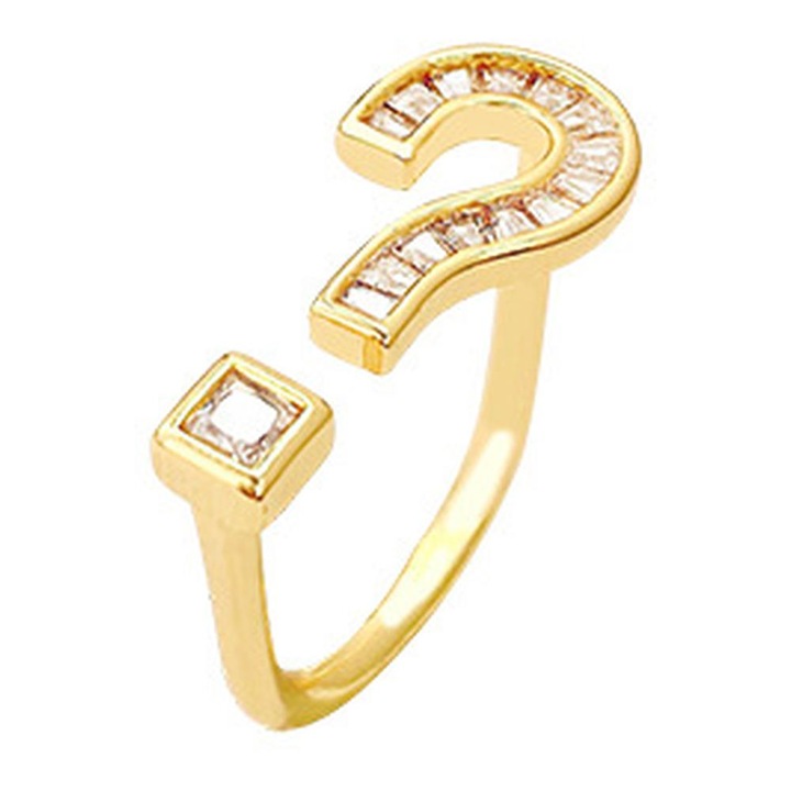 Inel geometric dama, Zirconiu, Auriu, Aliaj metalic