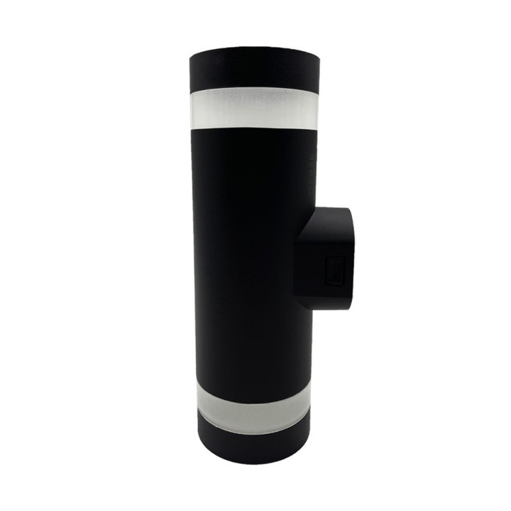 Външна LED стенна лампа 18W, 1980Lm, IP65, черна, идеална за градина, 99XH240mm, избираема светлина CCT 3000K 4000K 6000K