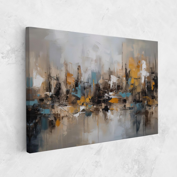 Tablou Canvas, 50x70 cm, Dormitor si Living, Abstracte, Arta Abstracta, Abstract Los Angeles