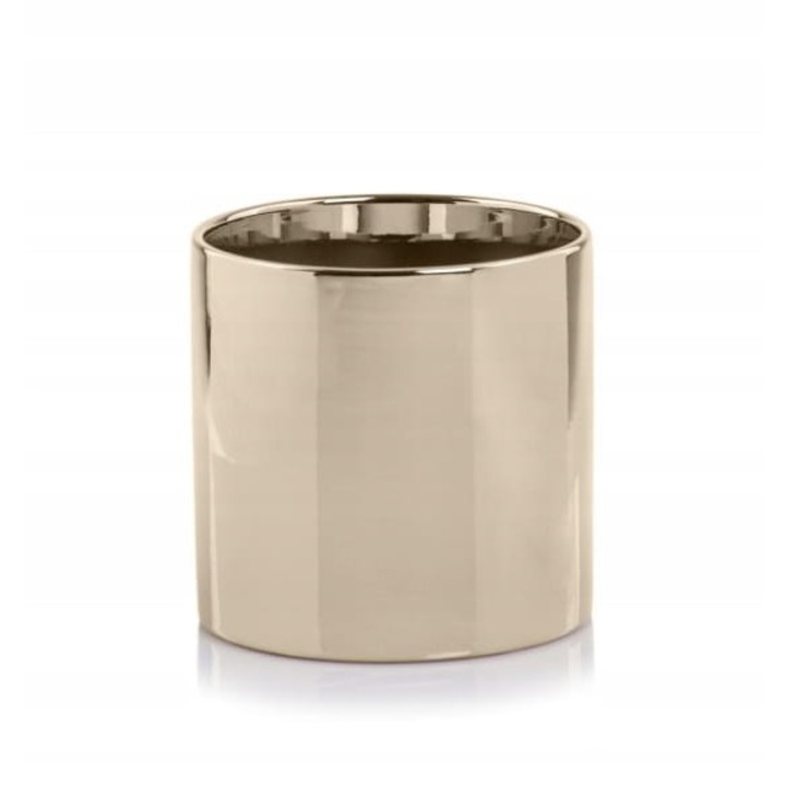 Ghiveci ceramic, Polnix, auriu, 23x22 cm