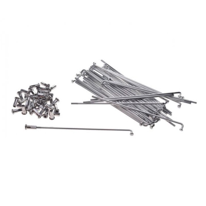 Комплект 36 спици и нипели за колело Simson 145x3.2mm, нипел 5.9mm