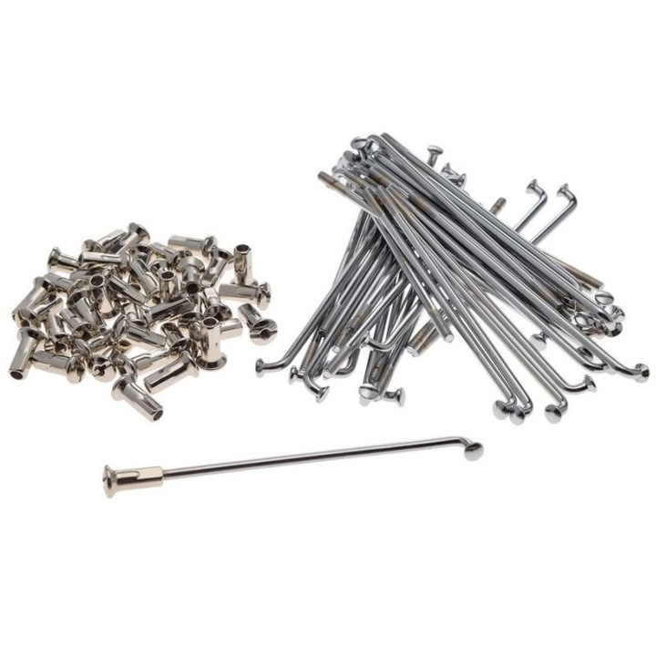 Комплект 36 спици и нипели за колела Юнак 133х4.3мм