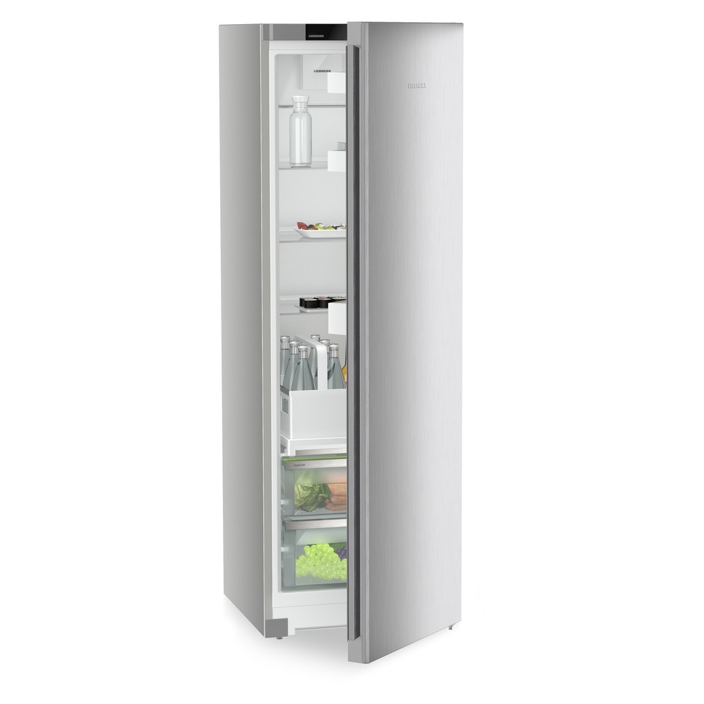 Frigider cu o usa Liebherr Rsfd 5220 Plus, 399 l, EasyFresh, BluPerformance, Clasa D, 185.5 cm, Inox look