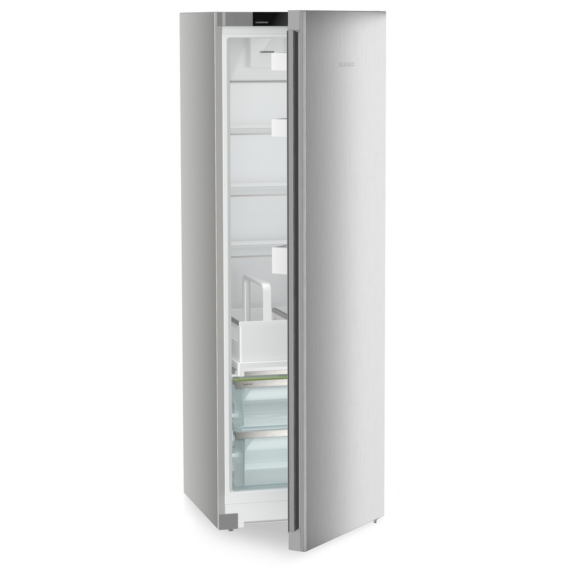 Frigider cu o usa Liebherr Rsfd 5220 Plus, 399 l, EasyFresh, BluPerformance, Clasa D, 185.5 cm, Inox look