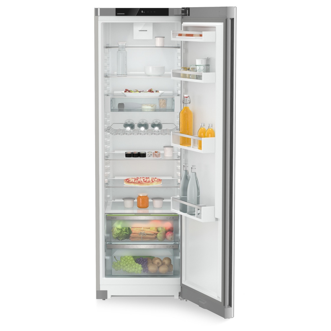 Frigider cu o usa Liebherr RDsfd 5220 Plus, 399 l, EasyFresh, Clasa D, 185.5 cm, Inox look