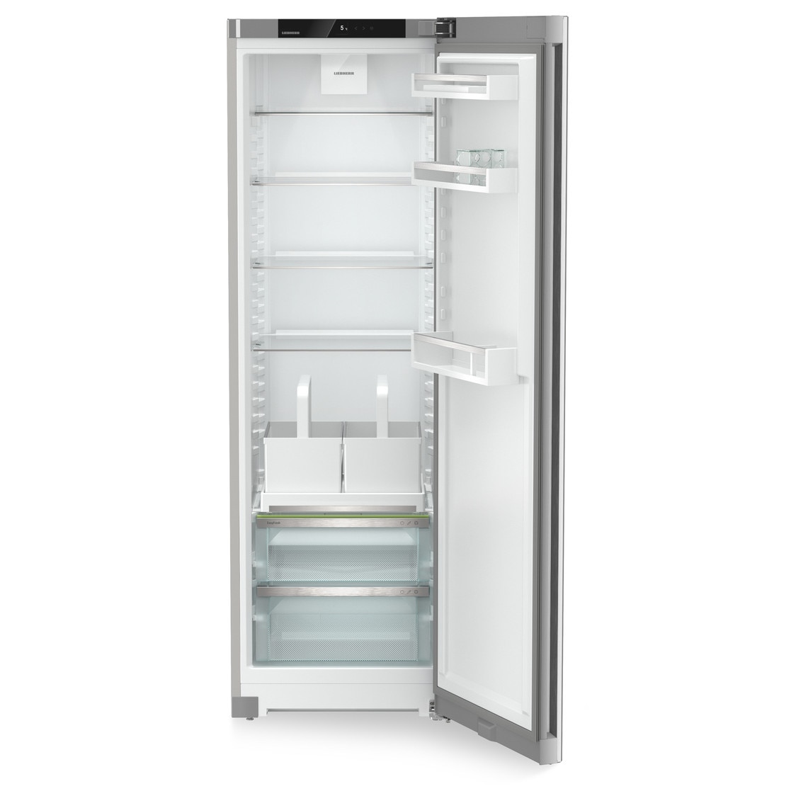 Frigider cu o usa Liebherr Rsfd 5220 Plus, 399 l, EasyFresh, BluPerformance, Clasa D, 185.5 cm, Inox look