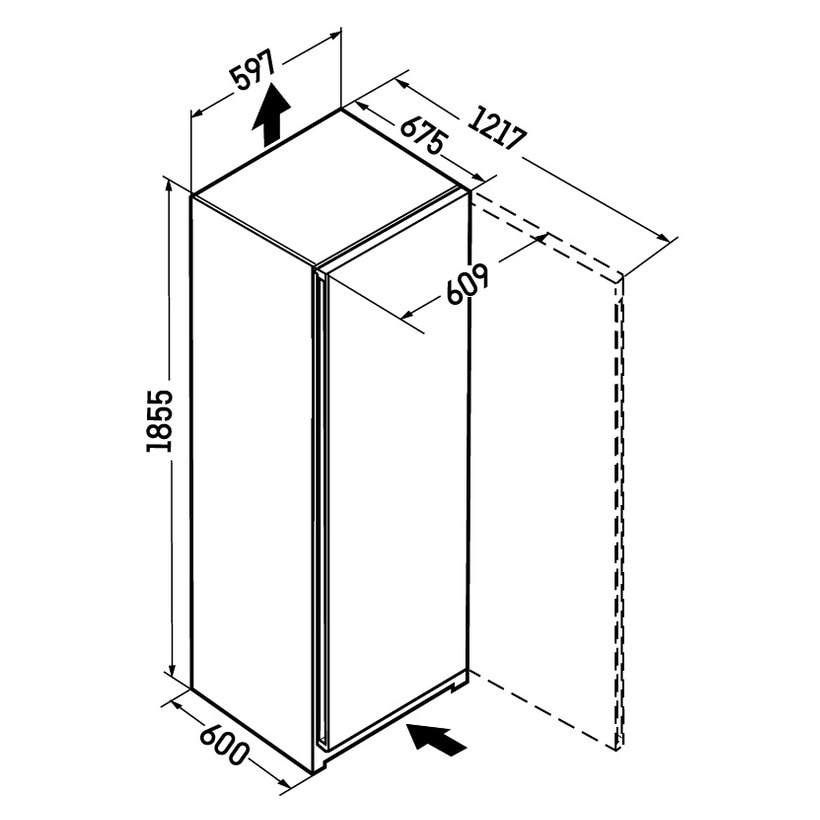 Frigider cu o usa Liebherr Rsfd 5220 Plus, 399 l, EasyFresh, BluPerformance, Clasa D, 185.5 cm, Inox look