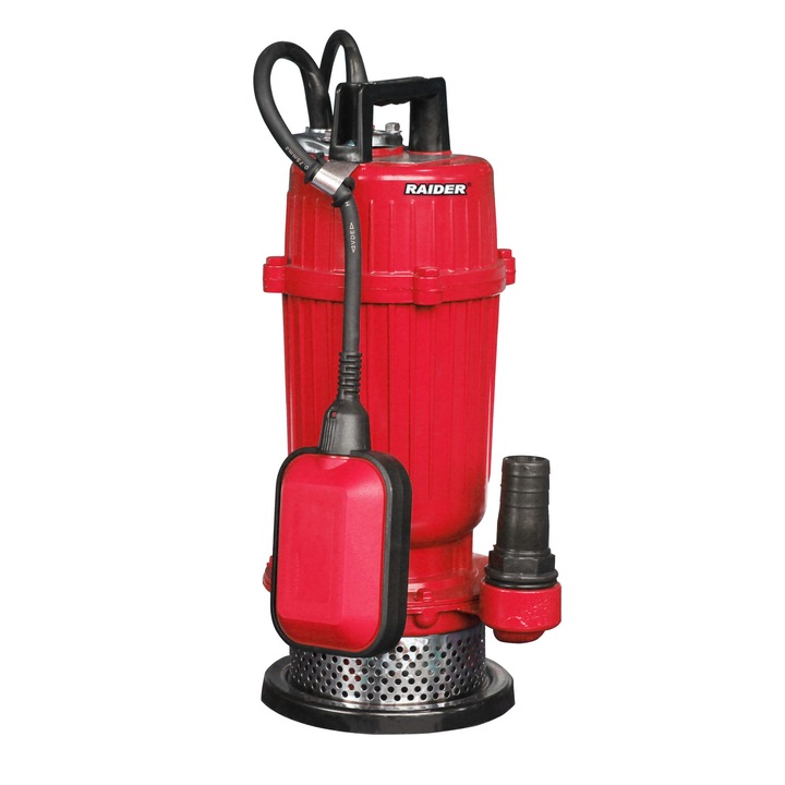 Pompa submersibila pentru apa murdara RD-CAWP51, 550 W, 1", 50 l / min, inaltime maxima de refulare 17 m, cablu 8 m, Raider Garden Tools 070158