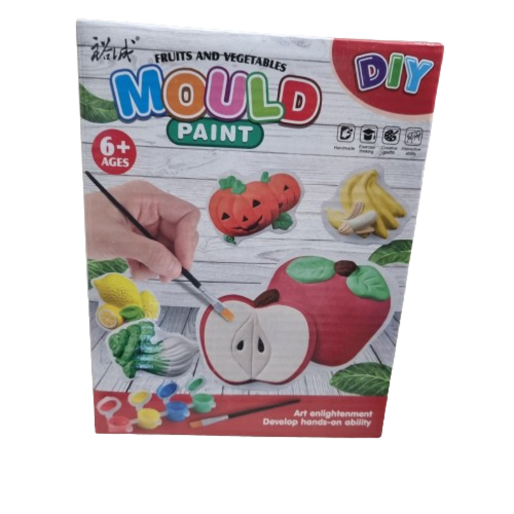 Set ghips de pictat, model fructe si legume