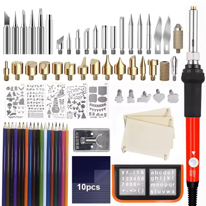 Апарат за червена пирография 69 бр