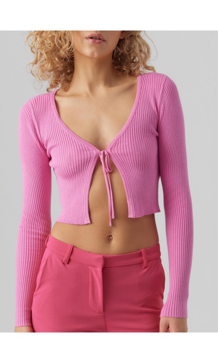 VMGLORY rövid kardigán, Rózsaszín