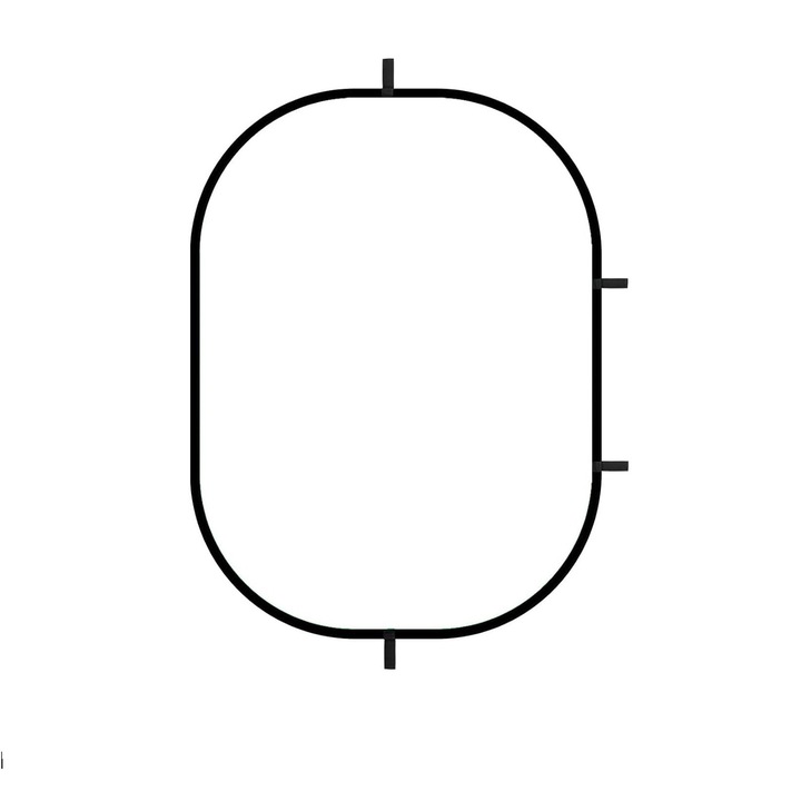 Reflector 100 x 150 cm tip pop-up pliabil alb pentru portrete de studio cu geanta de transport