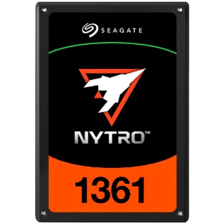SSD Seagate - szerver SSD Szerver SEAGATE Nytro 1361 3.84TB SATA, 3D TLC, 2.5x7mm, Olvasás/Írás: 530/500 MBps, IOPS 94K/68K, TBW 6924, DWPD 1 "XA3840LE10006"