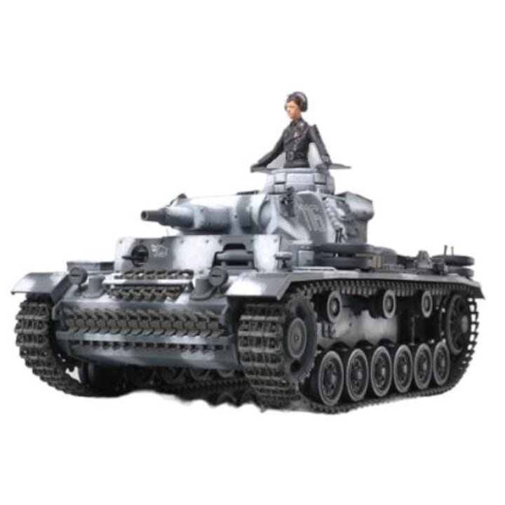 Macheta militara Tamiya, German Pz.kpfw.III Ausf.N, set de asamblare, 1:35