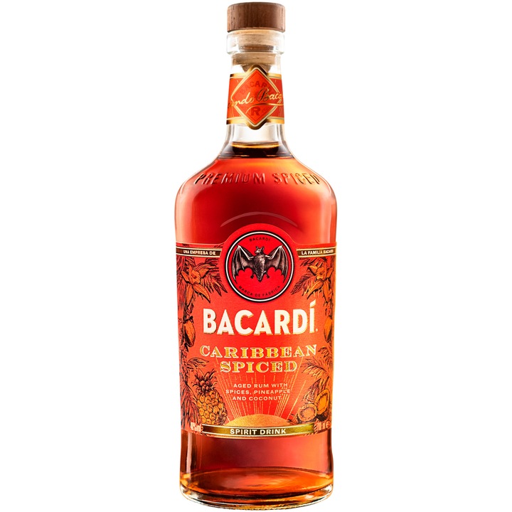 Rom Bacardi, Caribbean Spiced, 40%, 0.7l