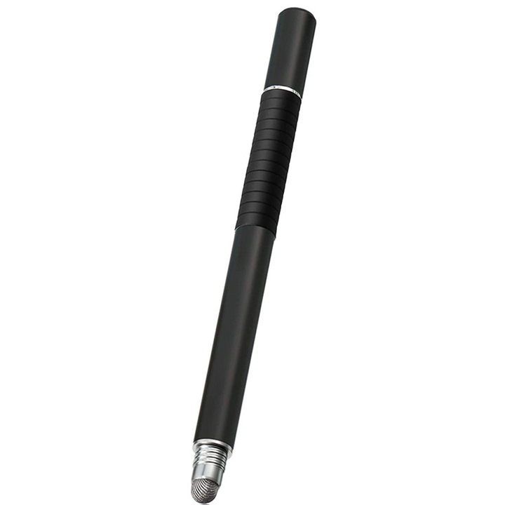 Stylus Ergonomic pentru Tableta sau Telefon, Scris Grafic, Desene, Schite, Prezentari, Optim Solution, Negru