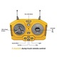 Basculanta cu telecomanda, sunete si lumini LED, multiple functii si detalii bine definite, incarcare USB, acumulator inclus. 25x15x11cm