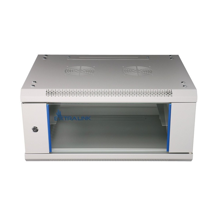 Rack 4u 600x450 Extralink Gri Montaj Pe Perete
