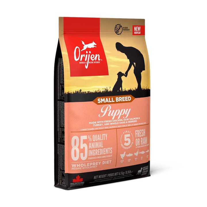 Hrana uscata pentru caini, Orijen Original Small Breed Puppy 1, 8 Kg