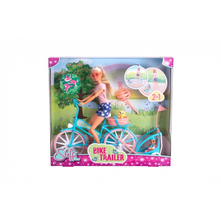 Кукла, Simba Steffi, включени аксесоари, пластмаса, 3+