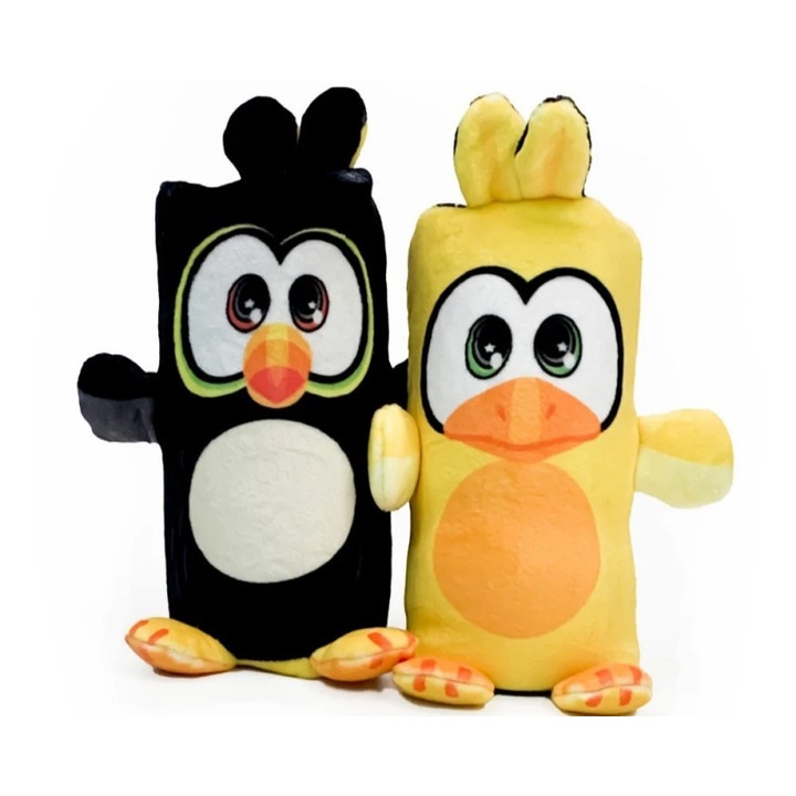 Обръщаща се плюшена играчка, EPEE Dublusie, тукан/пате, многоцветна