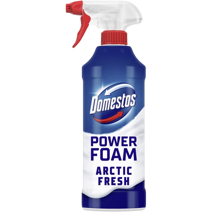 Spuma de curatare, Spray Domestos Power Foam, Briza Marii, 435ml